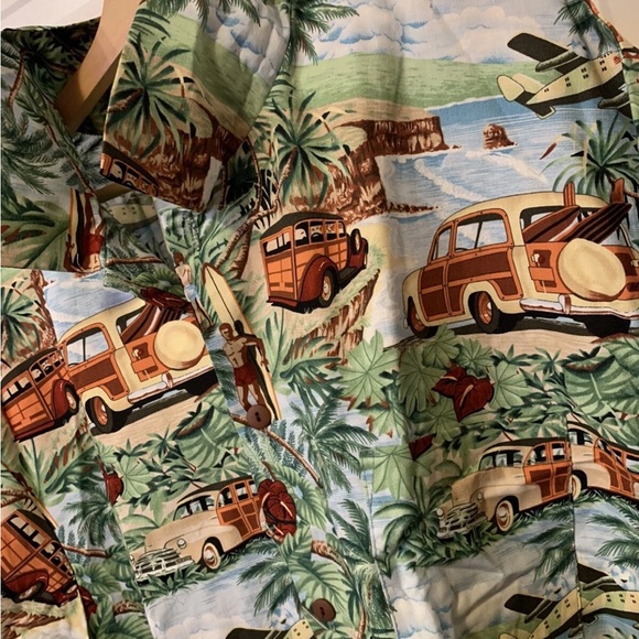 Cotton scrubs& co mens size 2XL Tropical Print Hawaiian Shirt - Picture 8 of 9